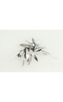 Silver brooch 2920004(POx-Bk), Silver 925°, oxide (Plating)