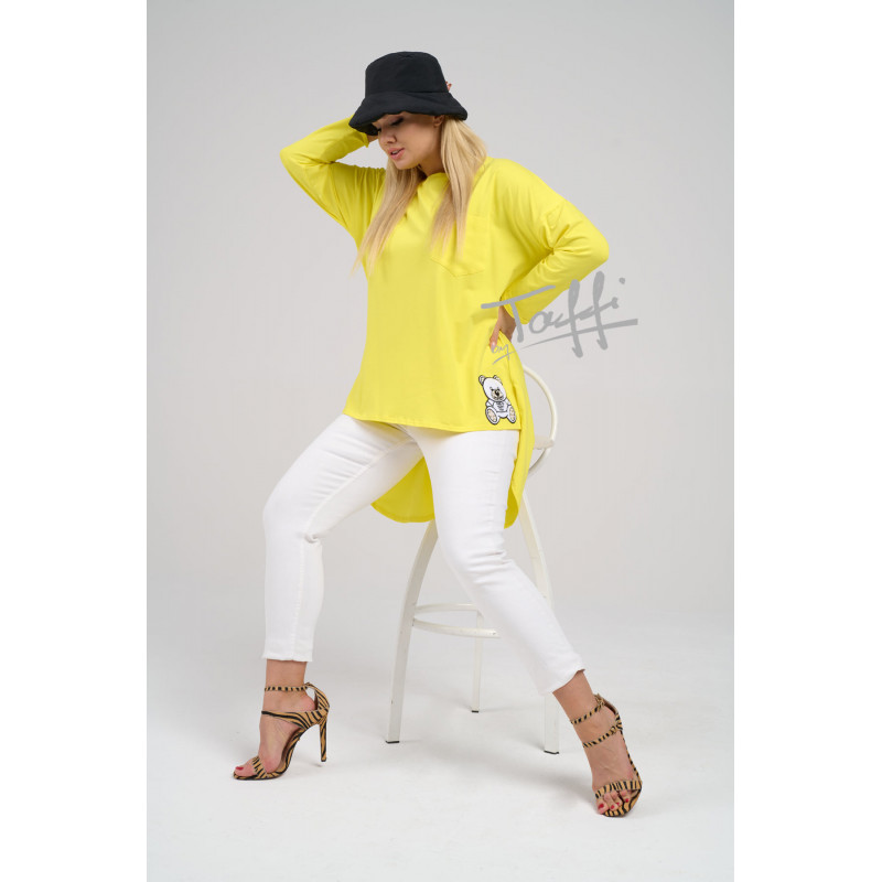 Cotton Taffi blouse Teddy yellow 3