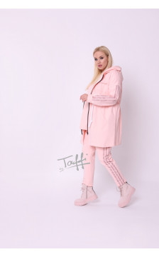 Cotton TAFFI jumper-parkka pink 7