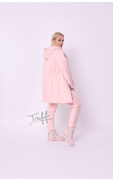 Cotton TAFFI jumper-parkka pink 7