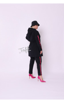 Cotton TAFFI jumper-parkka black 8