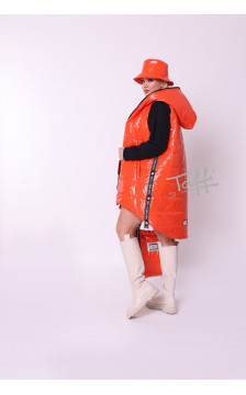 TAFFI orange casual vest