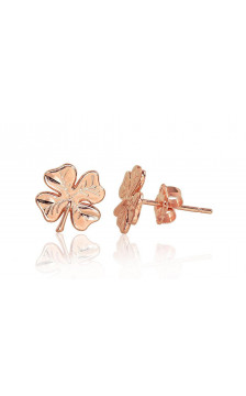 Gold classic studs earrings 1201116(Au-R), Red Gold 585°