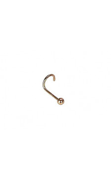 Gold piercing for nose 1930023(Au-R), Red Gold 585°